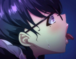 ※超人気エロアニメ※眼鏡メイド◇調教アヘイキ！舌を出して…『いっくぅー！！』