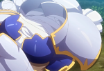 【潮吹き☆巨乳】キミの柔肌に擦り付けたくなっちゃう…。高潔な姫騎士の白い柔肌に食い込む怒張した肉棒！！