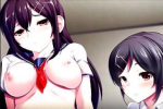 【JK※制服】凄くヒクヒクしちゃうのぉ…！巨乳美少女姉妹が義父にデカち○こをブチ込まれてしまう3Pセックススゴエロボインなオナゴに中出し三昧♪