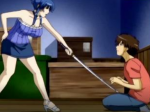 【お姉さん※ツンデレ】いっぱいいっぱいかき混ぜてヤルぜぇ！凄い青年に日本刀を突きつけち○こフェラチオ奉仕をしてあげちゃう巨乳美人お姉さん特濃ザーメンを欲しがる淫乱お嬢さん