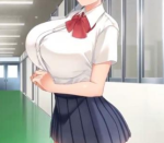 【フェラ※制服】発情状態でねっとり絡み合う、金髪ギャルJKとセフレになれてしまう陰キャ男子！デッケーおっぱいマジ最高☆