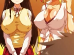 【JK※爆乳】こんなに濡らして、すっごい感じちゃうんだね！？昂奮しちゃうH大好きな巨乳ギャルJK二人組がチアコス中出し3P援交セックスイケない身体だねぇ…！